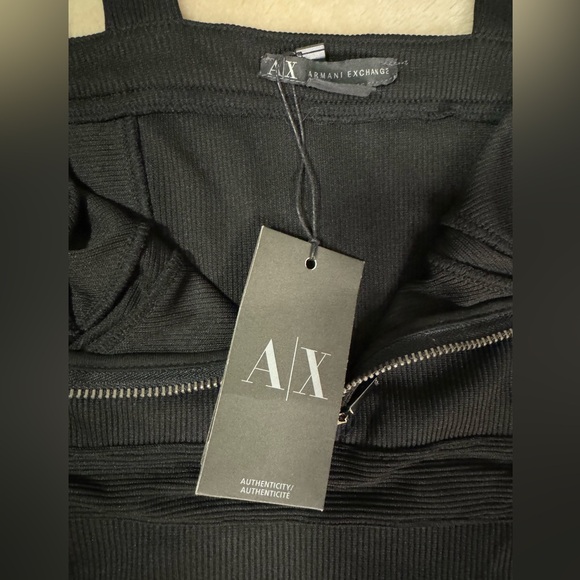 !NWT! Armani Exchange Mesh Cut-Out Tank - Picture 3 of 8